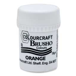 Brusho Crystal Colour - Orange, 15 g pot