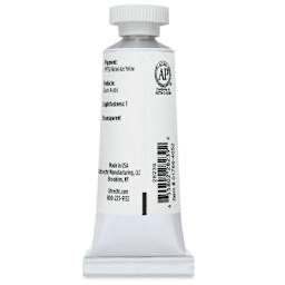 Utrecht Artists' Watercolor Paint - Burnt Yellow, 14 ml, Tube (Back)