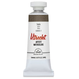 Utrecht Artists' Watercolor Paint - Sepia, 14 ml, Tube (Front)