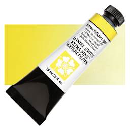 Daniel Smith Extra Fine Watercolor - Hansa Yellow Light, 15 ml Tube and swatch