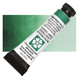 Daniel Smith Extra Fine Watercolor - Phthalo Green Yellow Shade, 5 ml Tube and swatch
