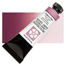 Daniel Smith Extra Fine Watercolor - Potters Pink, 15 ml Tube and swatch
