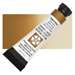 Daniel Smith Extra Fine Watercolor - Yellow Ochre, 5 ml Tube and swatch
