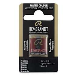 Rembrandt Watercolor Half Pan - Carmine
