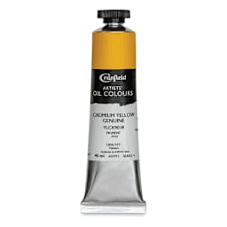 Cranfield Artists' Oils - Cadmium Yellow Genuine, 40 ml, Tube