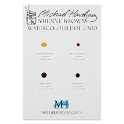 Michael Harding Artists Watercolor - Dot Card, 4 Colors, Brienne Brown Intro