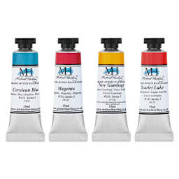 Michael Harding Artists Watercolors - Set of 4, Marlaine Michie Introductory, 15 ml