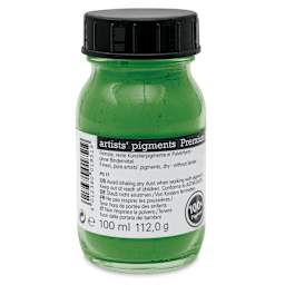 Schmincke Pigment - Chromium Oxide Green, 100 ml Jar back