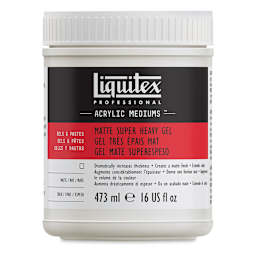 Liquitex Medium - Super Heavy Gel Medium, Matte, 16 oz jar