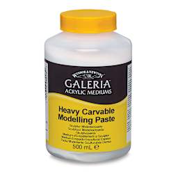 Winsor & Newton Galeria Heavy Carvable Modeling Paste - 500 ml bottle