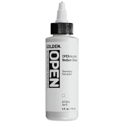 Golden Open Acrylic Medium - Gloss, 4 oz jar