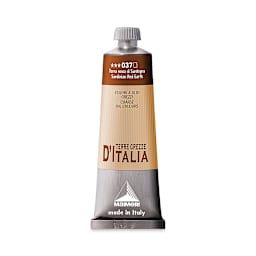 Maimeri Italian Natural Earth Oil Color - Sardinian Red Earth, 60 ml tube