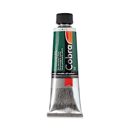 Cobra Artist Water Mixable Oil Paint - Permanent Green Deep, 150 ml tube