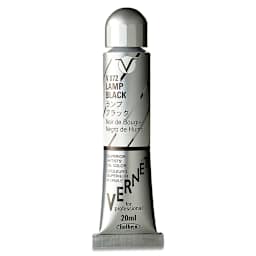 Holbein Vernét Superior Artists' Oil Color - Lamp Black, 20 ml tube