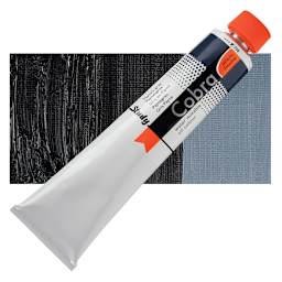 Royal Talens Cobra Study Water Mixable Oil Paint - Payne's Gray, 200 ml tube and swatch
