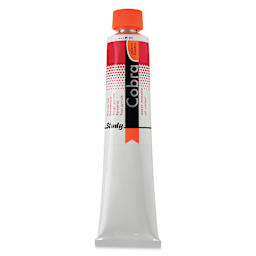 Royal Talens Cobra Study Water Mixable Oil Colors - Pyrrole Red, 200 ml tube