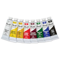Utrecht Studio Series Oil Paints - Set of 8, Introductory Colors, 37 ml, contents