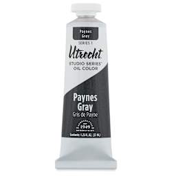 Utrecht Studio Series Oil Paint - Paynes Gray, 37 ml, Tube (Front)