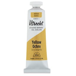 Utrecht Studio Series Oil Paint - Yellow Ochre, 37 ml, Tube (Front)