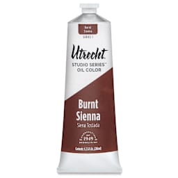 Utrecht Studio Series Oil Paint - Burnt Sienna, 200 ml, Tube