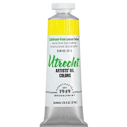 Utrecht Artists' Oil Paint - Cadmium-Free Lemon Yellow, 37 ml