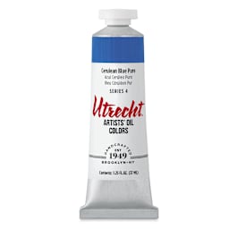 Utrecht Artists' Oil Paint - Cerulean Blue Pure, 37 ml tube