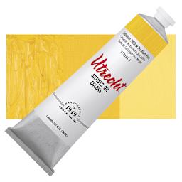 Utrecht Artists' Oil Paint - Cadmium Yellow Medium, 150 ml, Tube and swatch