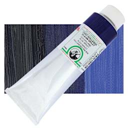 Old Holland Classic Oil Color - Old Holland Blue Violet, 225 ml tube and swatch