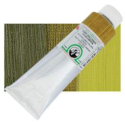 Old Holland Classic Oil Color - Old Holland Golden Green, 225 ml tube and swatch