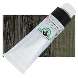 Old Holland Classic Oil Color - Olive Green Dark, 225 ml tube and swatch