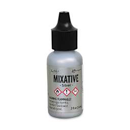 Ranger Tim Holtz Alcohol Ink Mixative - Silver, 0.5 oz