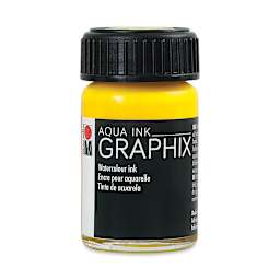 Marabu Graphix Aqua Ink - Sunshine Yellow, 15 ml