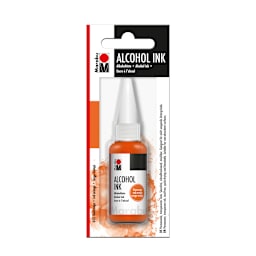 Alcohol Ink Red Orange