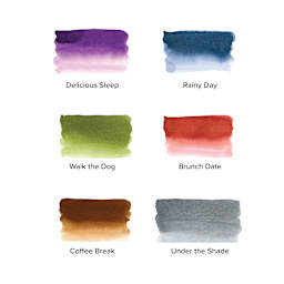 Colorverse Joy in the Ordinary Fountain Pen Inks, swatches