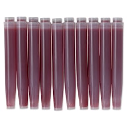 Platinum Pen Ink Cartridges - Red, Pkg of 10