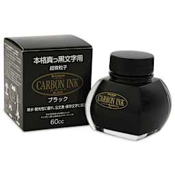 Platinum Pigment Ink - Carbon Black, 60 ml, with packaging
