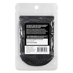 Back of PolyColor Resin Glitter - Black, 15 g