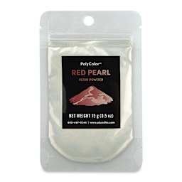 PolyColor Resin Pigment Powder - Red Pearl, 15 g (Front of packaging)