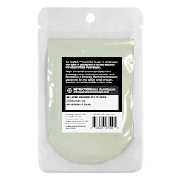 Back of PolyColor Resin Pigment Powder - Green Glow in the Dark, 15 g