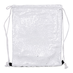 Craft Express Sublimation Printing Drawstring Backpacks - Sequin single bag, no printing