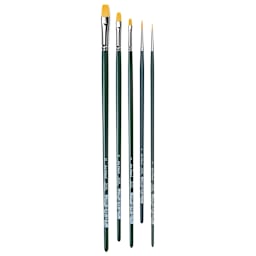 Da Vinci Nova Synthetic Brushes - 50th Anniversary Set, Long Handle, Set of 5