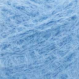 Lion Brand Feels Like Bliss Yarn - Sky, 109 yards (Close-up of yarn)