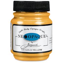 Jacquard Neopaque Acrylics - Gold Yellow, 2.25 oz jar