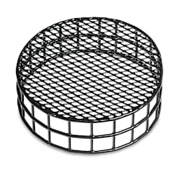Bob Ross Brush Cleaning System - Top view of round Cleaning rack