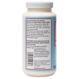 Plaid Mod Podge Paper - Matte Finish, 16 oz, back of the Jar