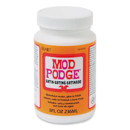 Mod Podge - Satin Finish, 8 oz, front of the jar