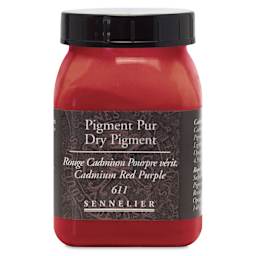 Sennelier Dry Pigment - Cadmium Red Purple, 140 g jar