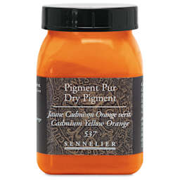 Sennelier Dry Pigment - Cadmium Yellow Orange, 120 g jar