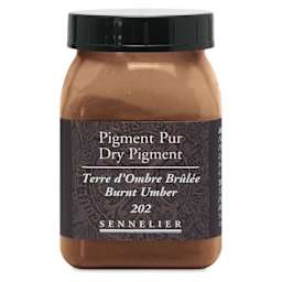 Sennelier Dry Pigment - Burnt Umber, 140 g jar