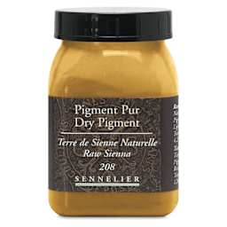 Sennelier Dry Pigment - Raw Sienna, 120 g jar
